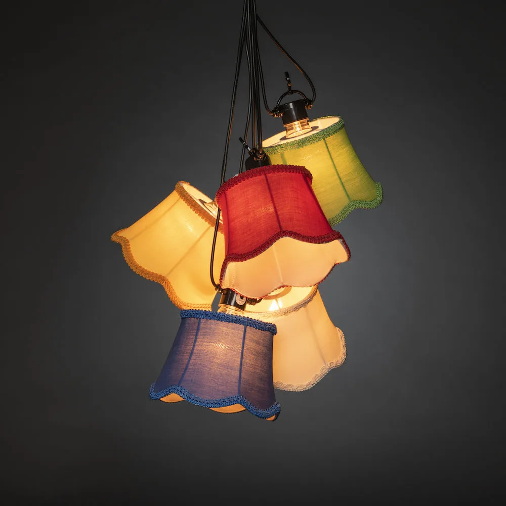 Tilläggsslinga Gnosjö Konstsmide Lampskärmar E27 10 Amb LED
