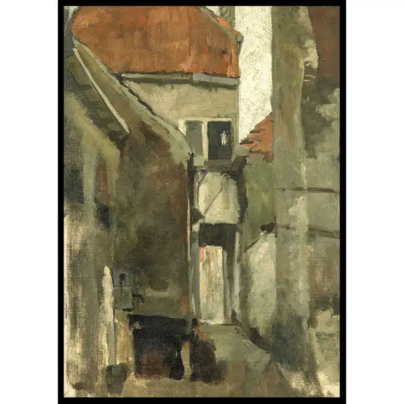 Poster Gallerix Buurtje In Rijswijk Bij Den Haag By George Hendrik Breitner