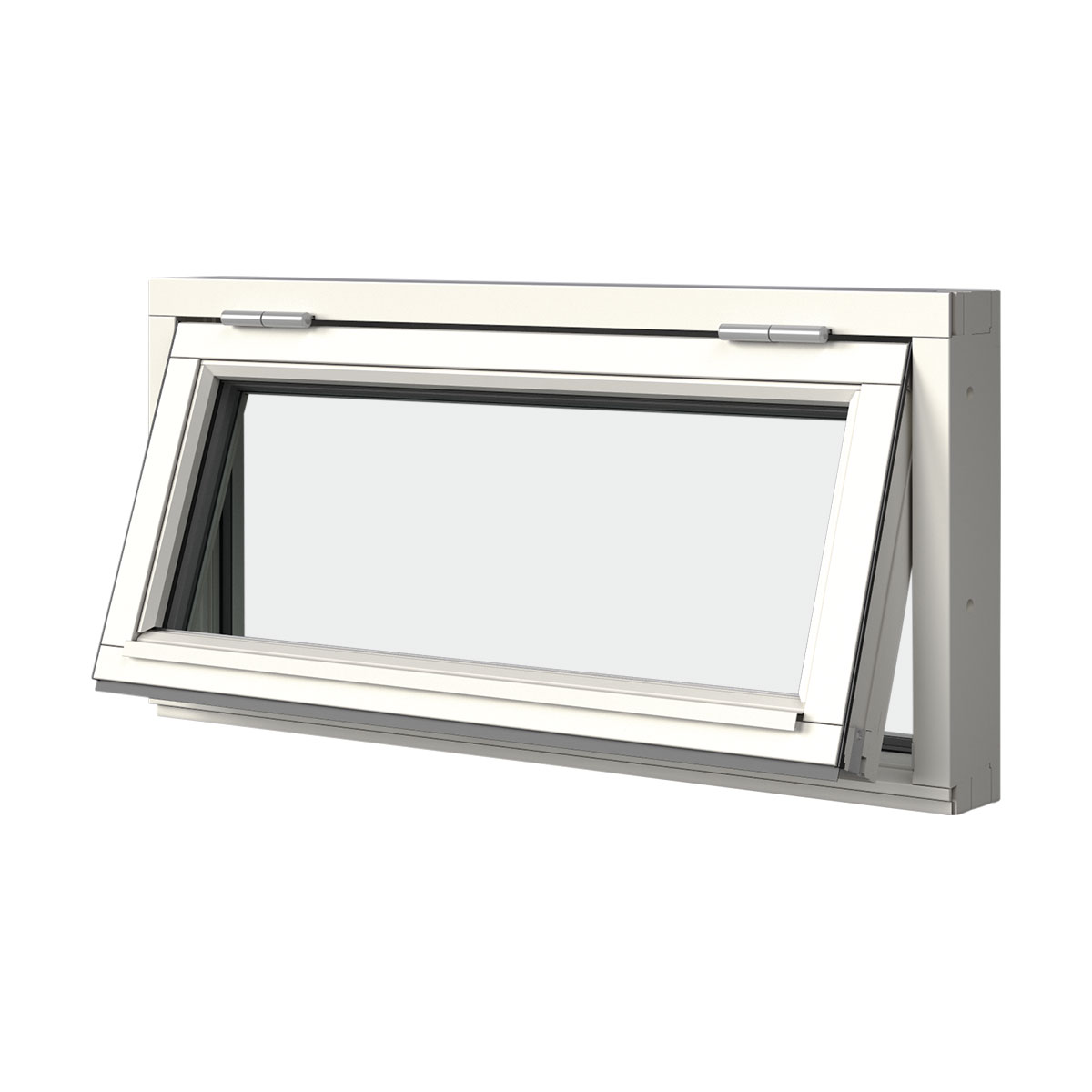 Överkantshängt Fönster Elitfönster 3-Glas Original Aluminium