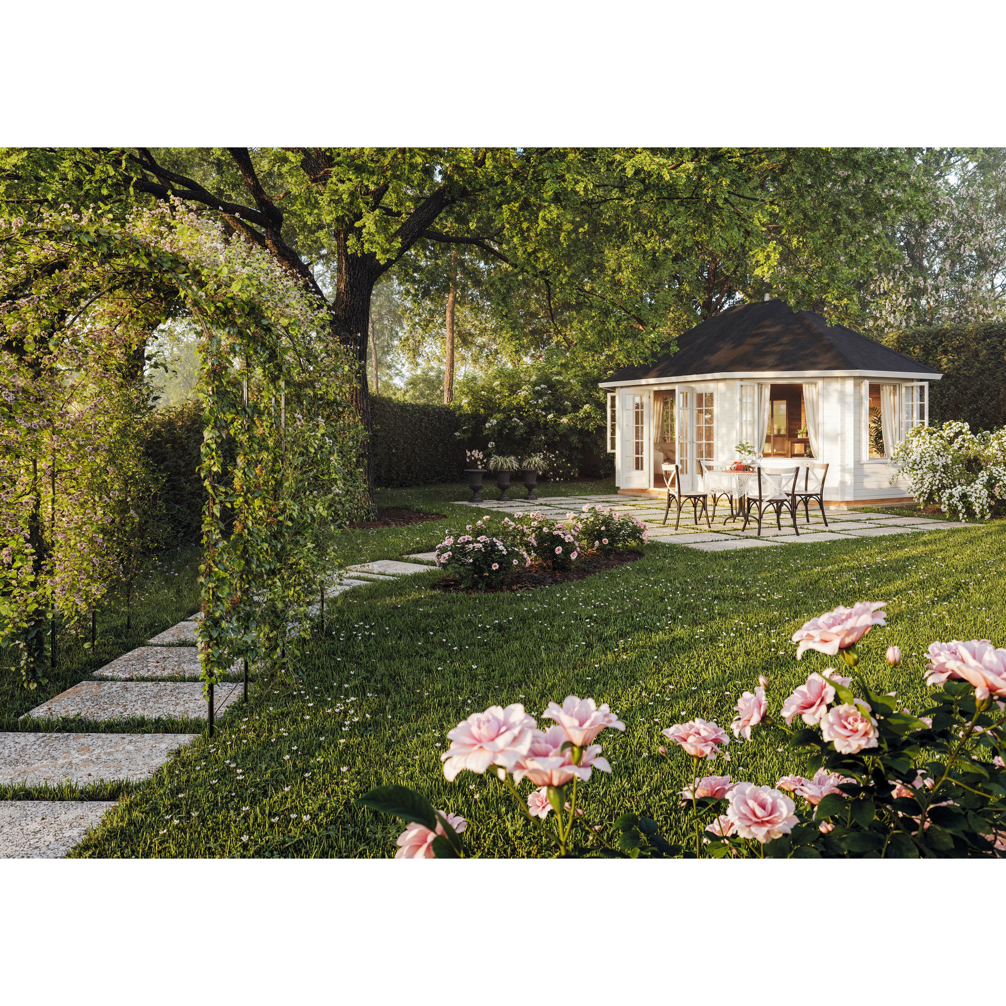 Lusthus Hanna 20,3 m2 Obehandlad