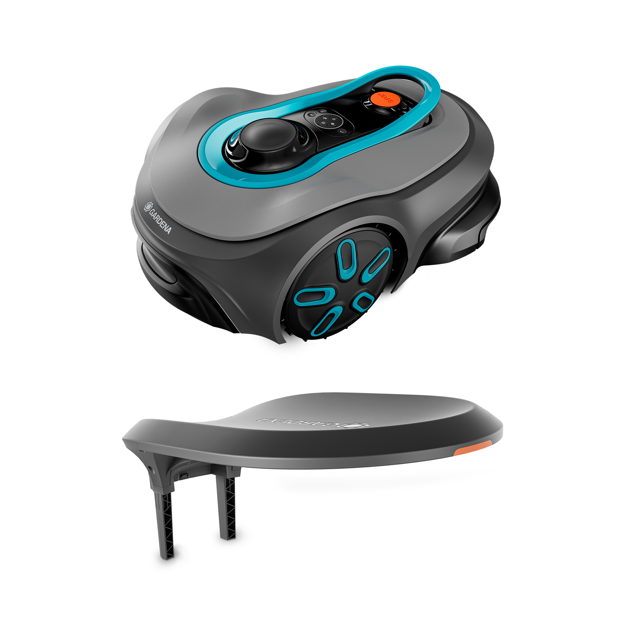 Robotgräsklippare Gardena Smart Sileno Free 1000 Utan Slinga Paket Med Robothus