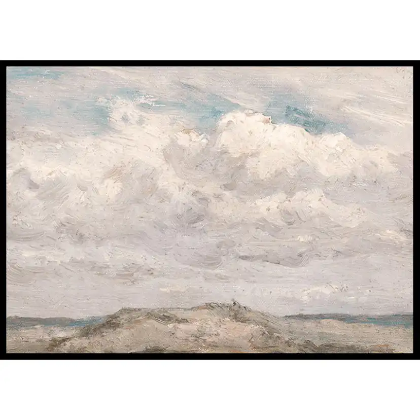 Poster Gallerix Duintop Met Op De Achtergrond De Zee By Jan Willem Van Borselen