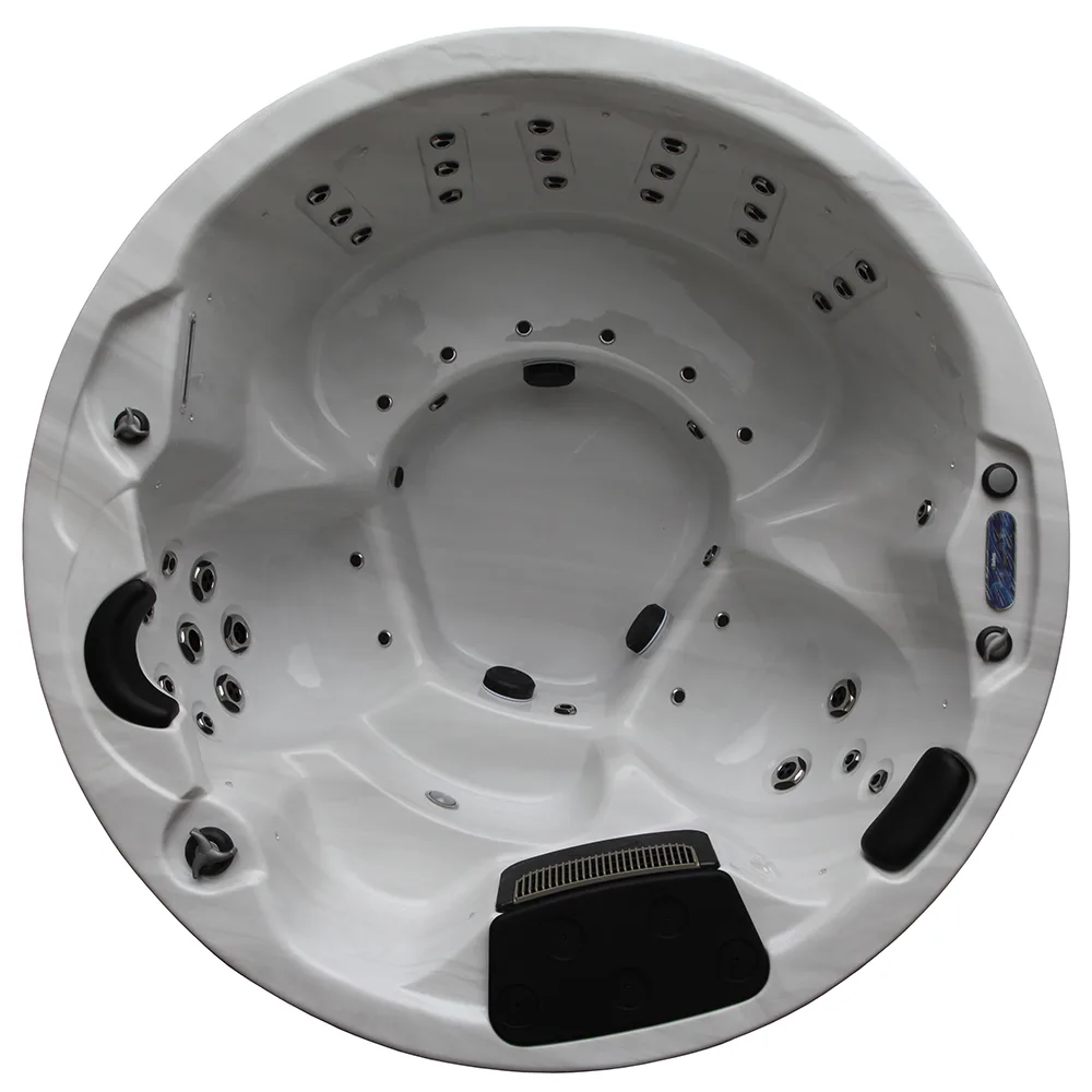 Utespa DenForm Circle Lux 60 46 Jets Runt Spabad för 6 Personer