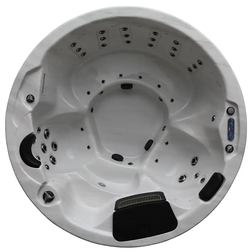 Utespa DenForm Circle Lux 60 46 Jets Runt Spabad för 6 Personer