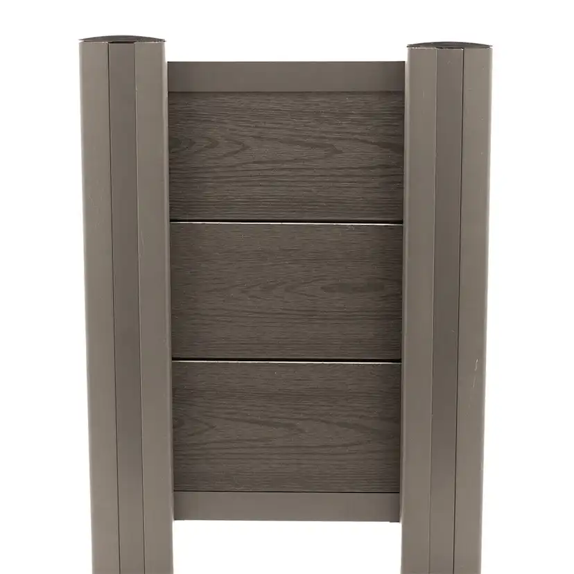 Staketset Hortus Komposit Trälook 116,3 cm