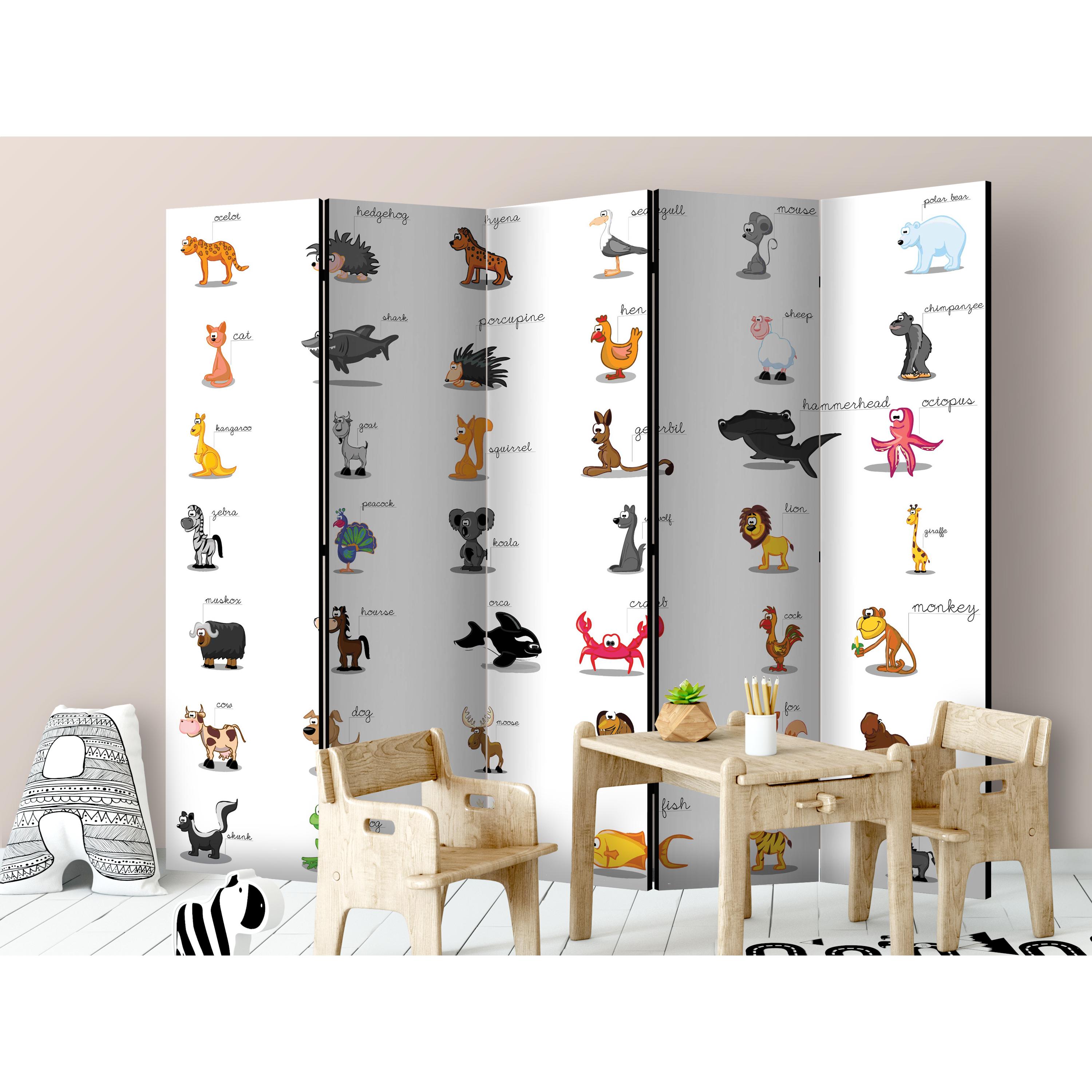 Rumsavdelare Arkiio Learning by Playing Animals II 225x172 cm