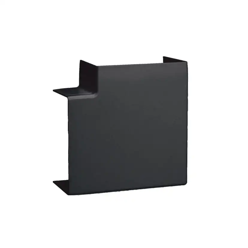 L-Vinkel till Matarkanal Hager LF/LFH 60 x 110 mm Halogenfri Svart RAL 9011