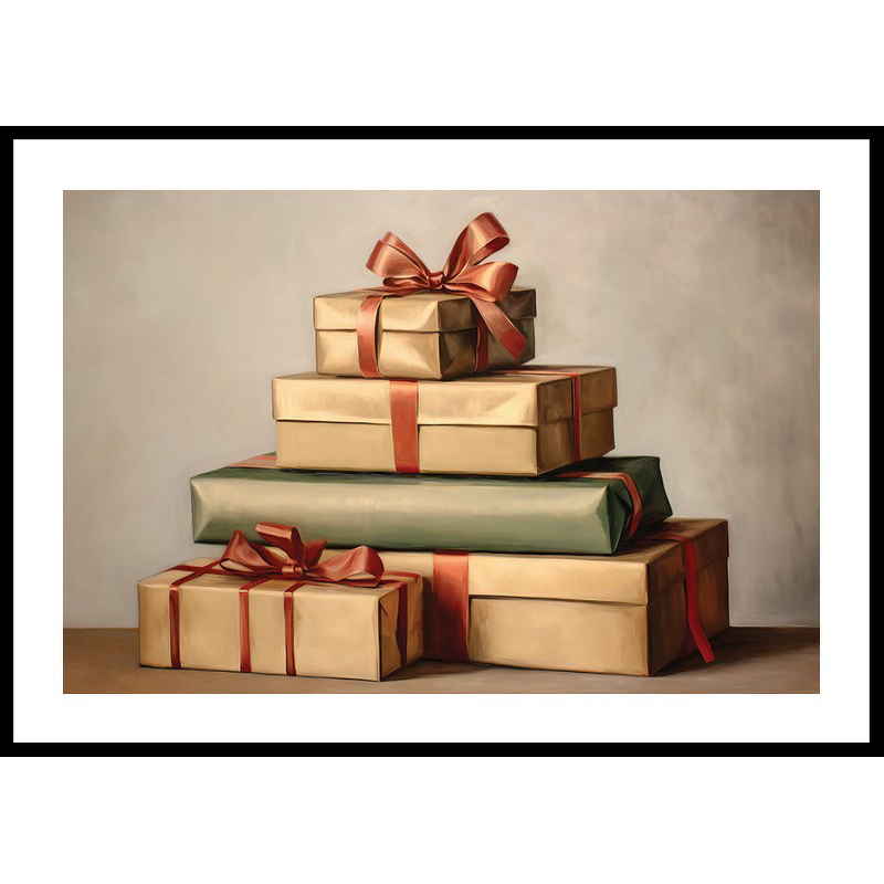 Pile Of Christmas Gifts No1 30x40 30x40 cm