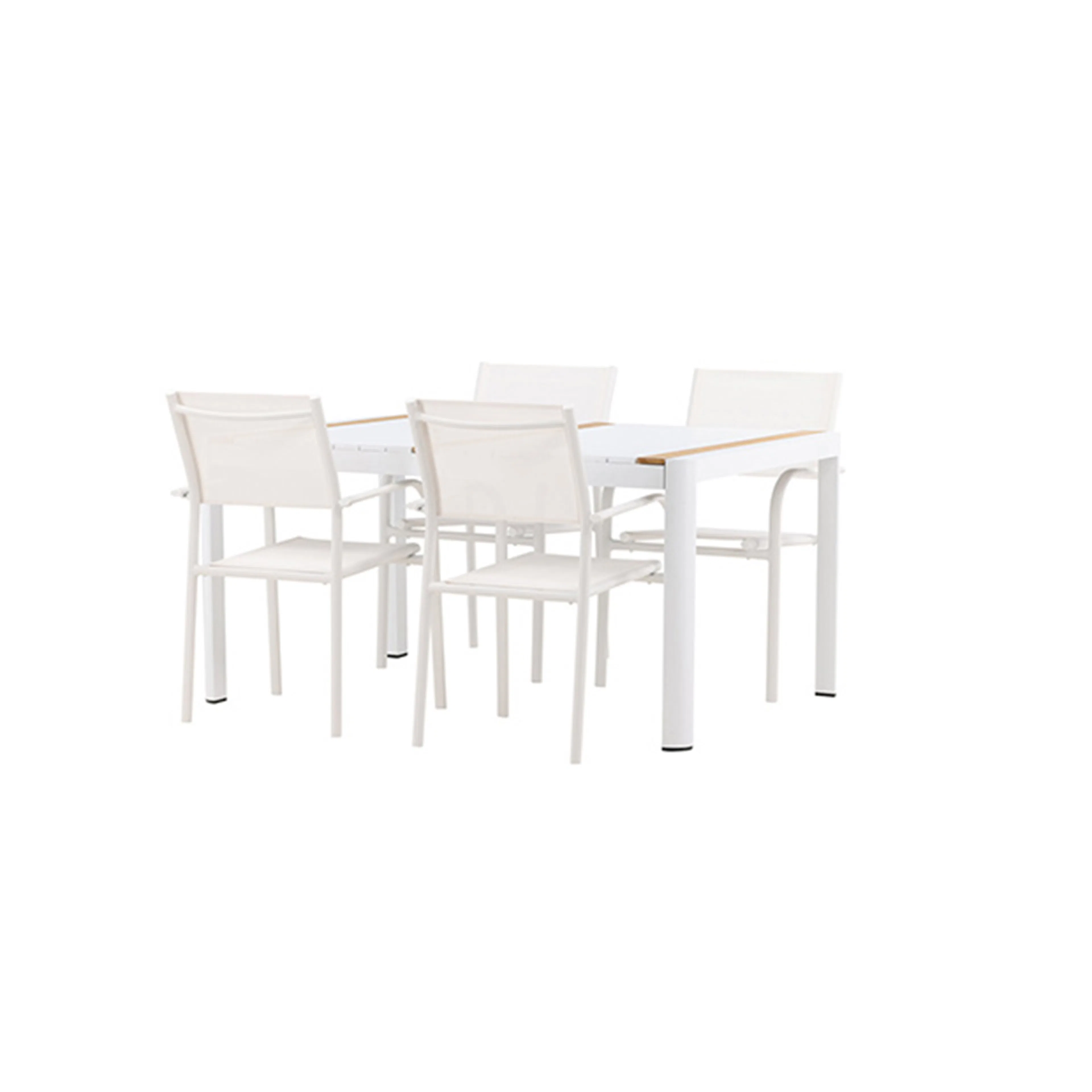 Matgrupp Venture Home Togo med 4 Santorini stolar
