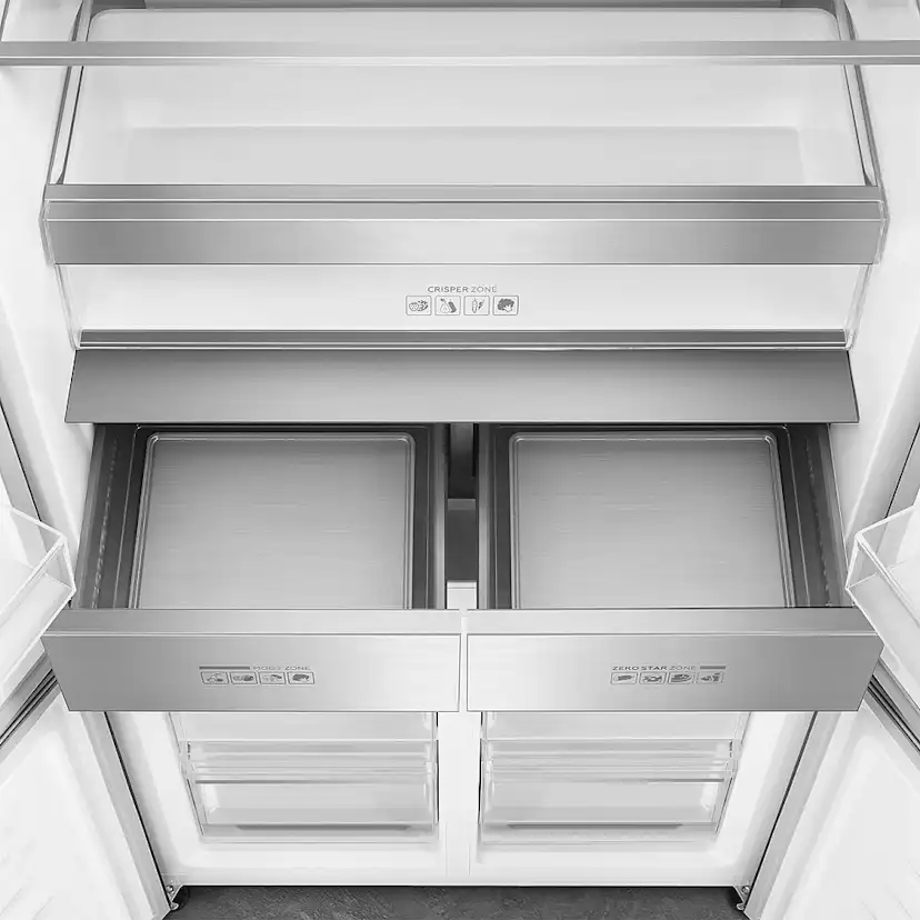 Kombinerad Kyl/Frys Smeg - FQI60KD, Mörkt rostfritt stål