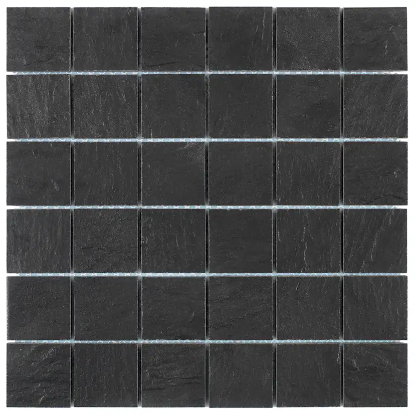 Klinkermosaik Arredo Ardesia Svart 4,8x4,8 cm