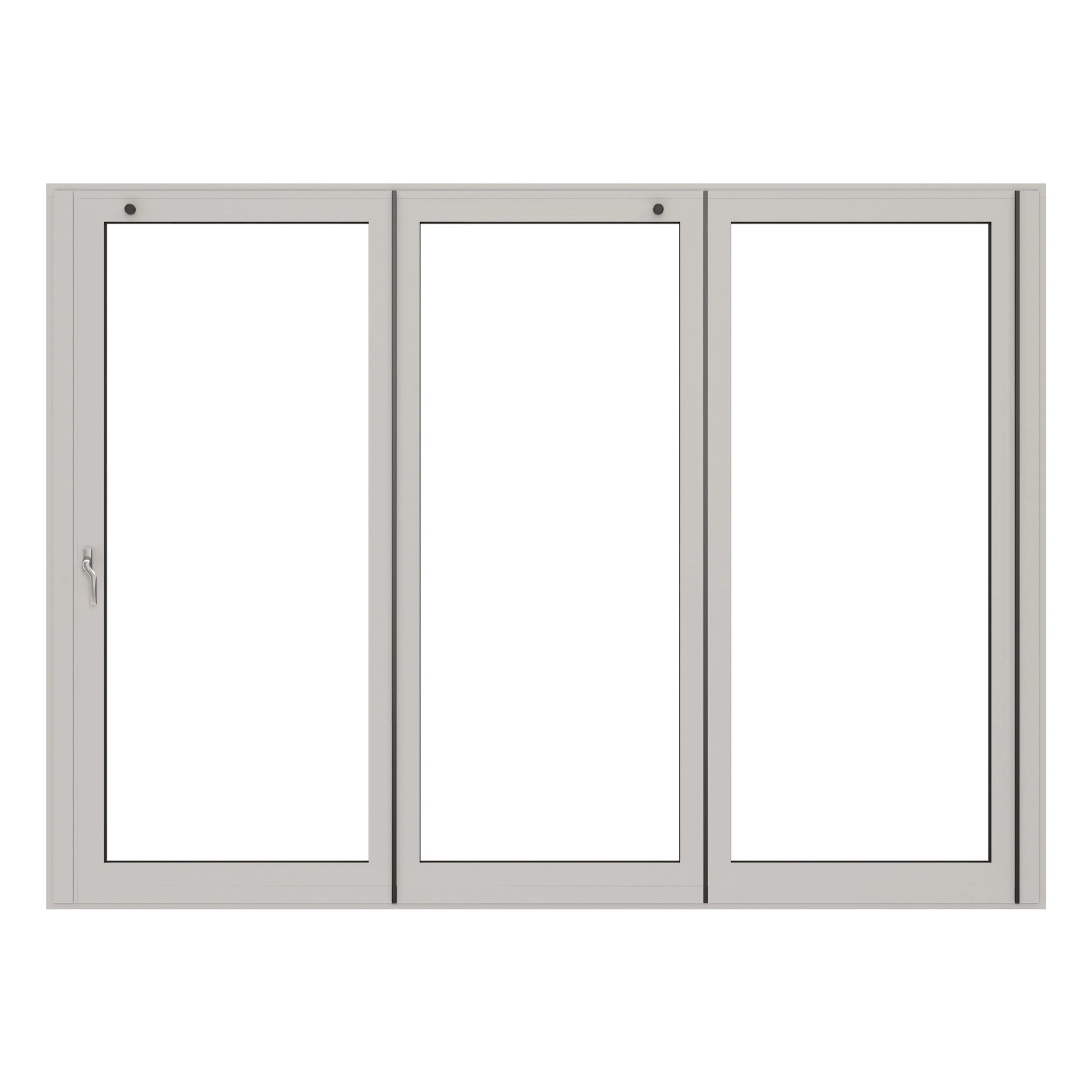 Vikdörrar NorDan HelAlu 5-Delad 3-Glas