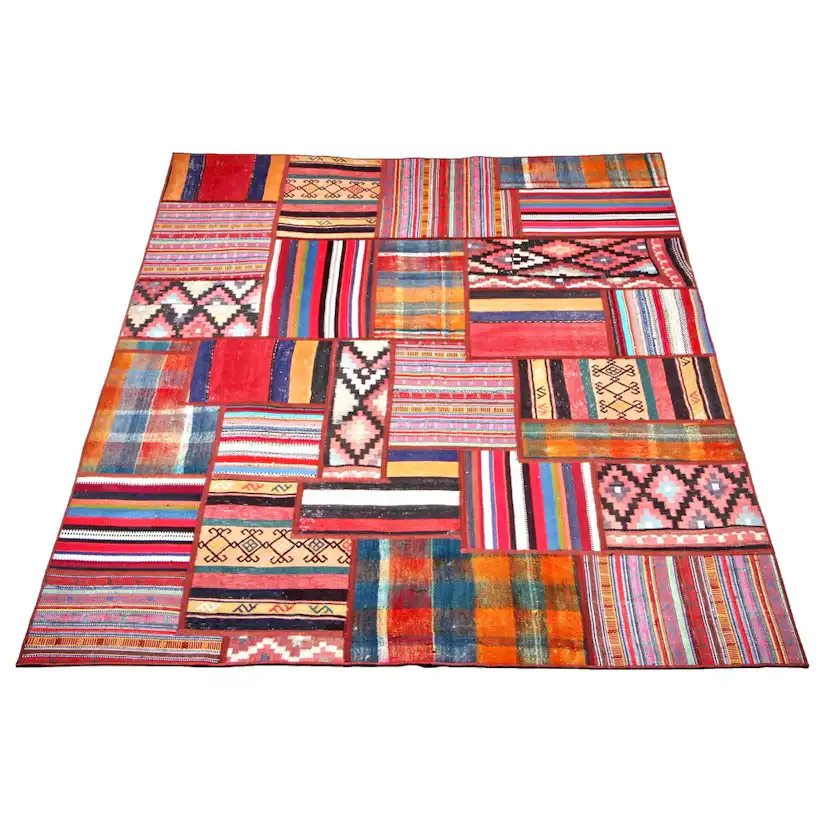 Persisk Patchworkmatta Arkiio Flerfärgad 173x232