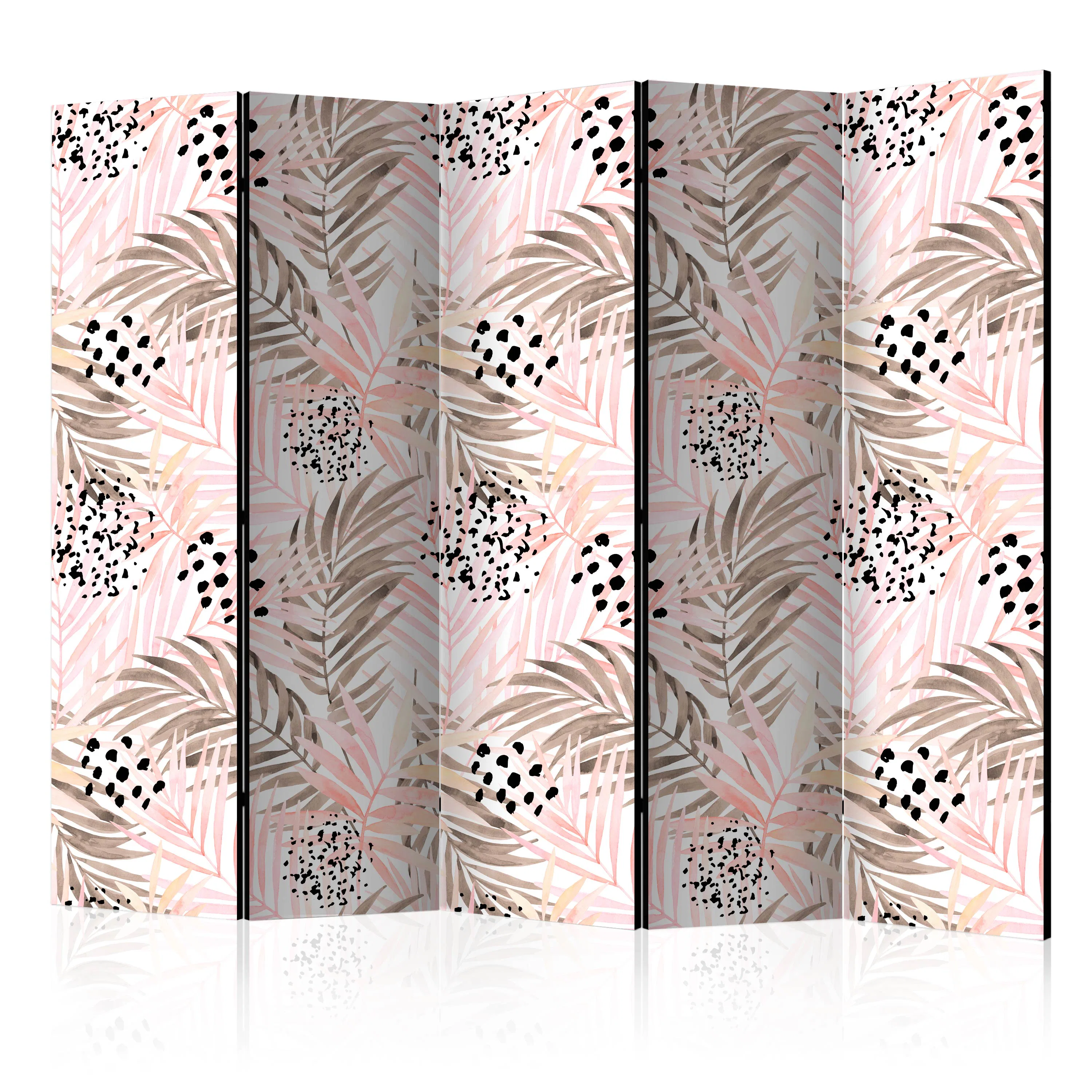 Rumsavdelare Arkiio Pink Palm Leaves II 225x172 cm