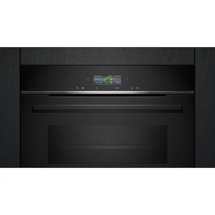 Ugn och Mikro Siemens iQ700 HM736G1B1 + CM724G1B1 Svart