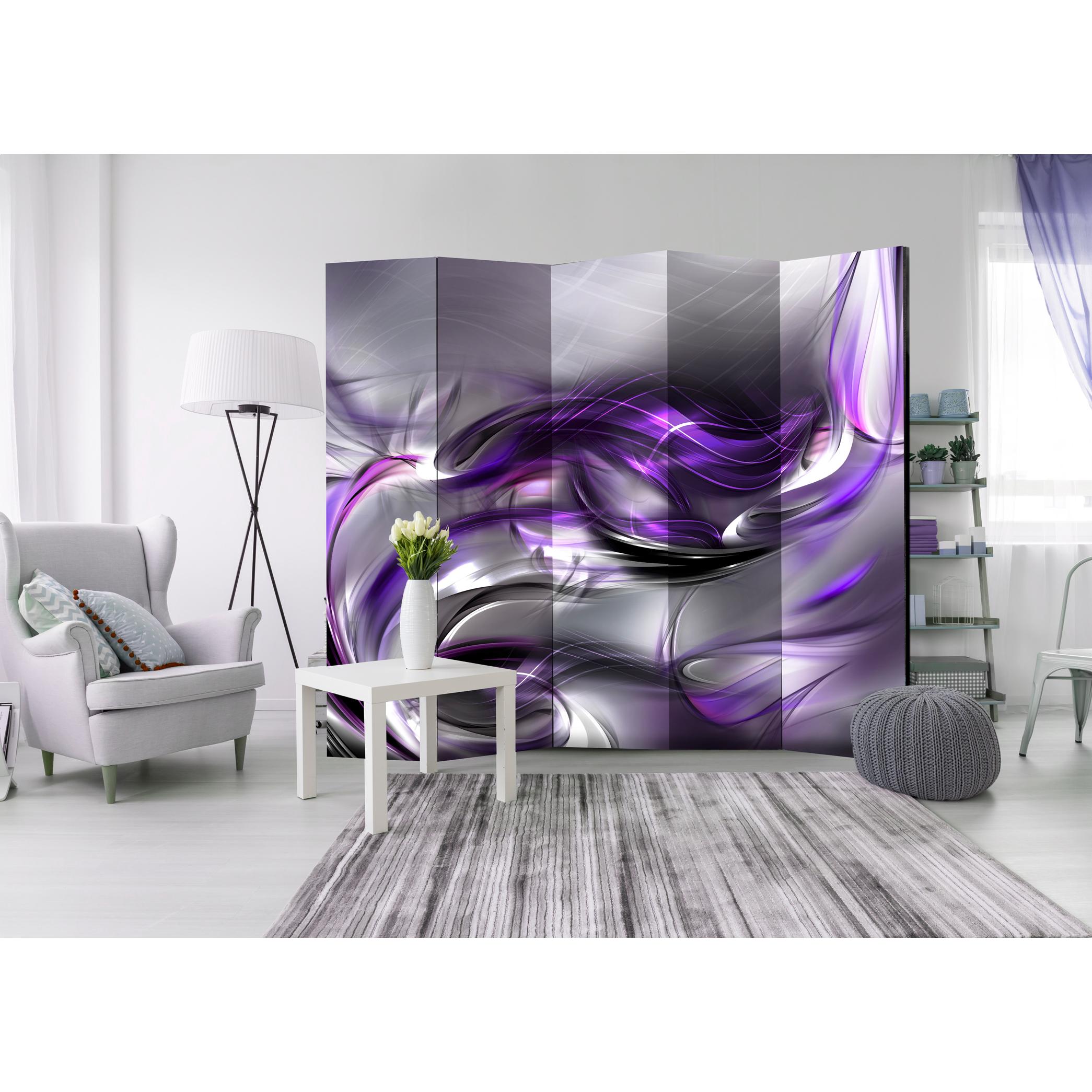 Rumsavdelare Arkiio Purple Swirls II 225x172 cm