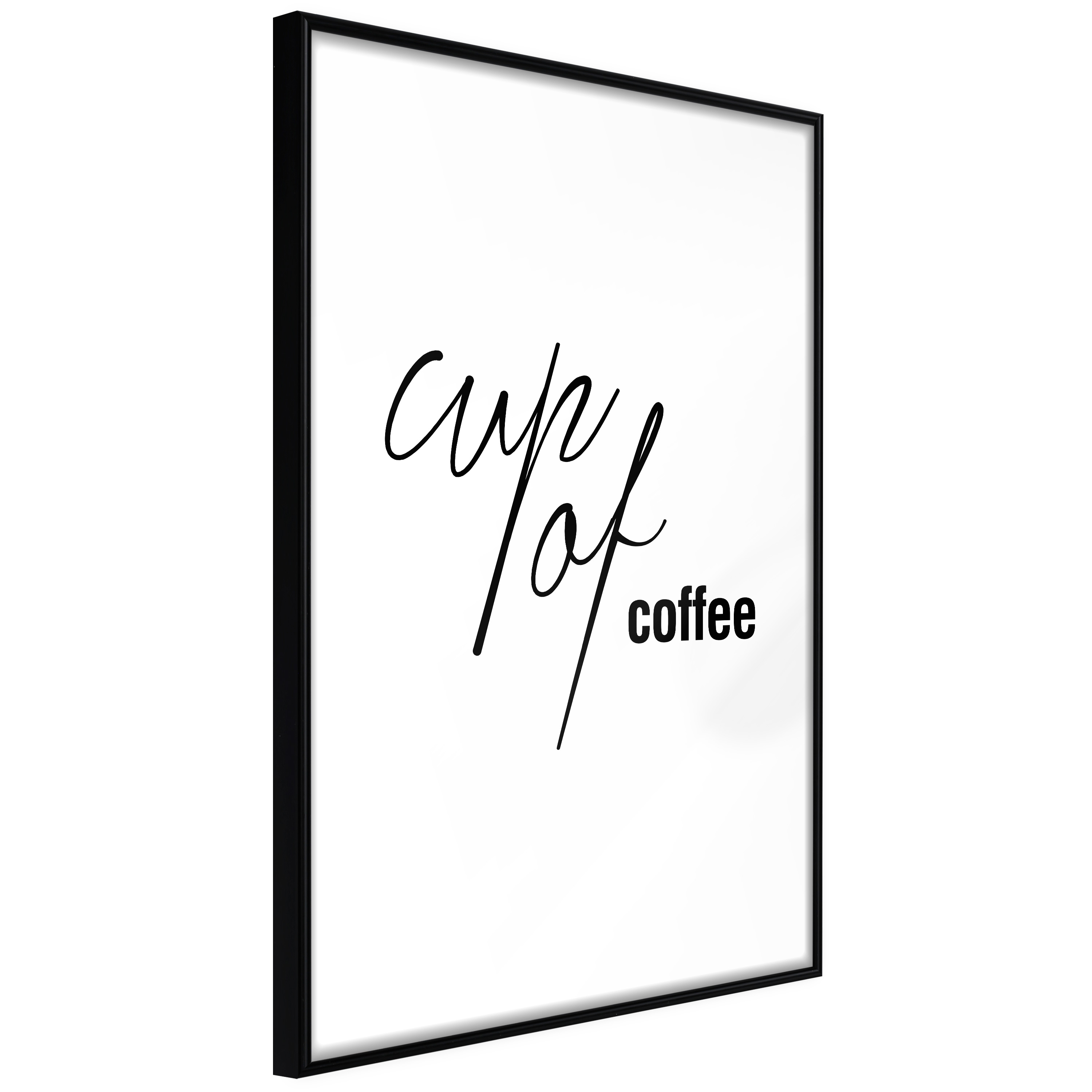 Affisch - Cup of Coffee [Poster] 40x60 Svart ram, 40x60 cm