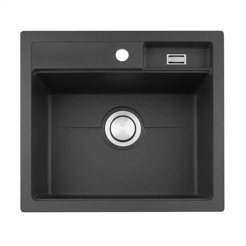 Diskho Stala CEG51-57B med Köksblandare Scandtap Steel Mood D