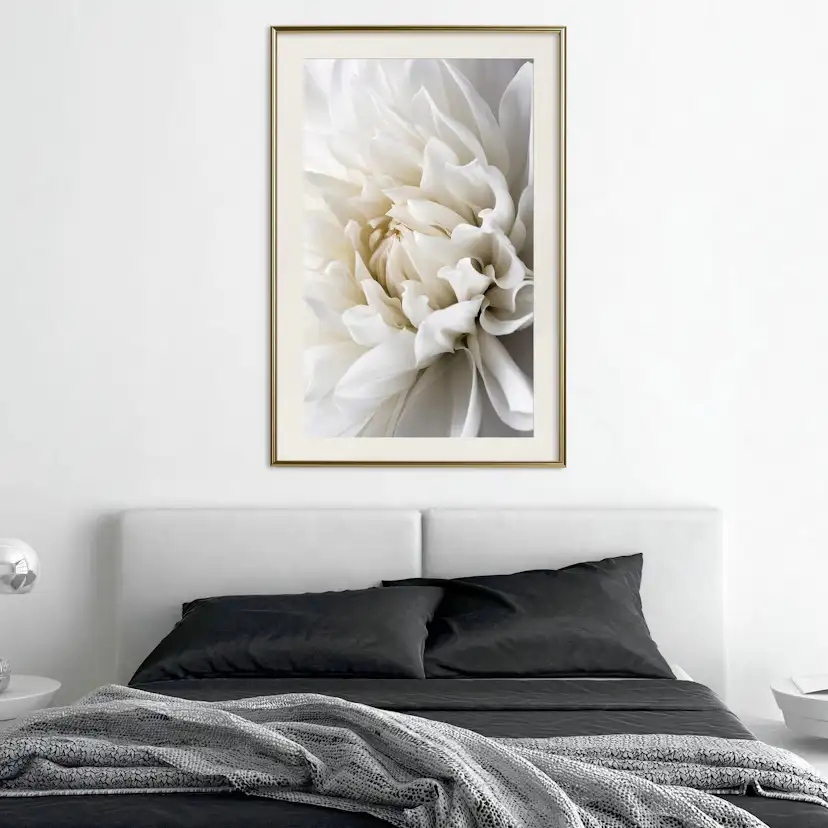 Poster Artgeist Affisch White Dahlia