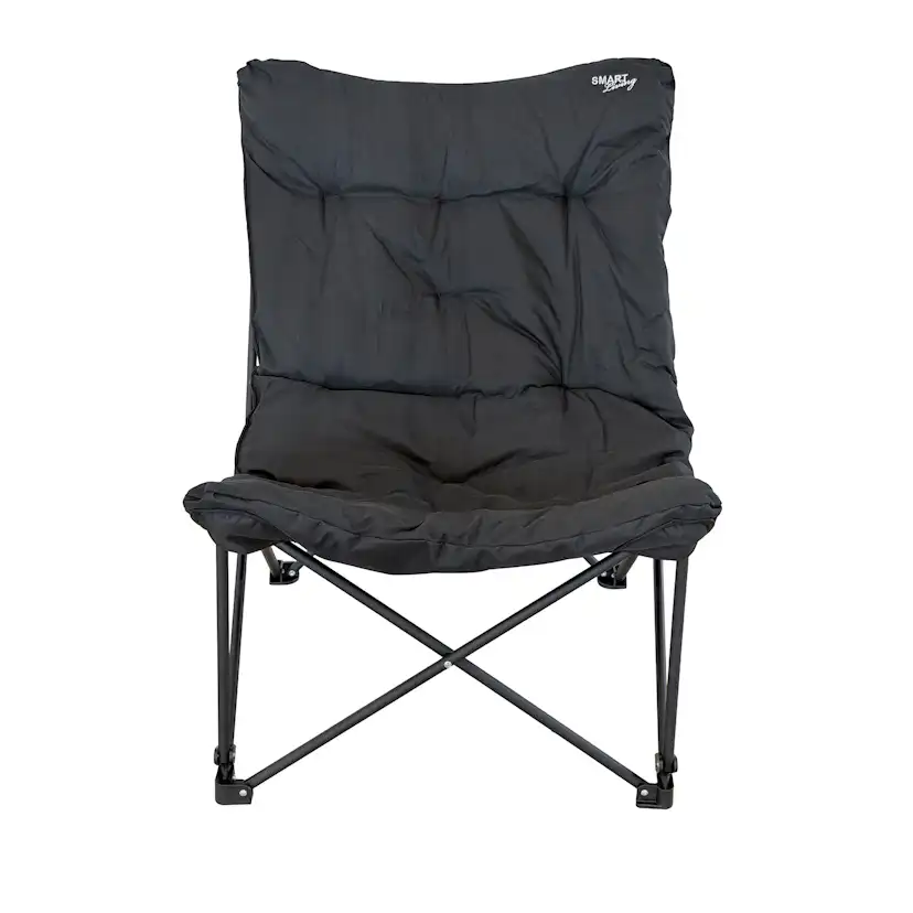Campingstol Smart Living Lounge Black Edition