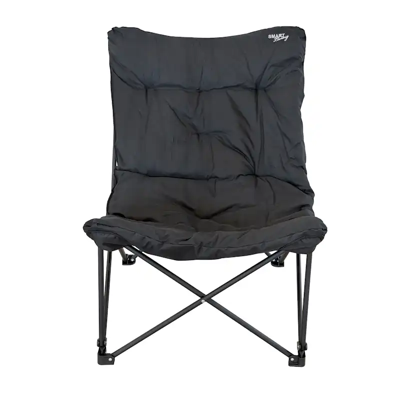 Campingstol Smart Living Lounge Black Edition