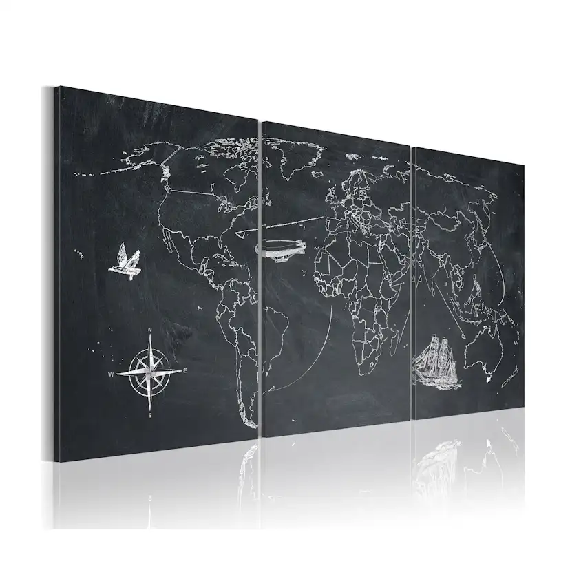 Tavla Arkiio Efter Fotspår Columbus