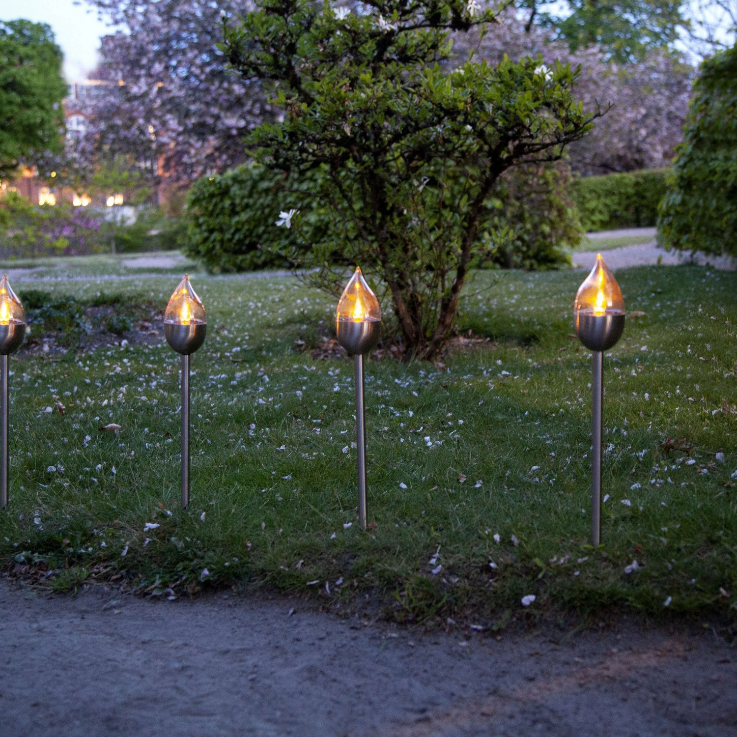 Solcells-pollare Star Trading Mini Olympus Twilight