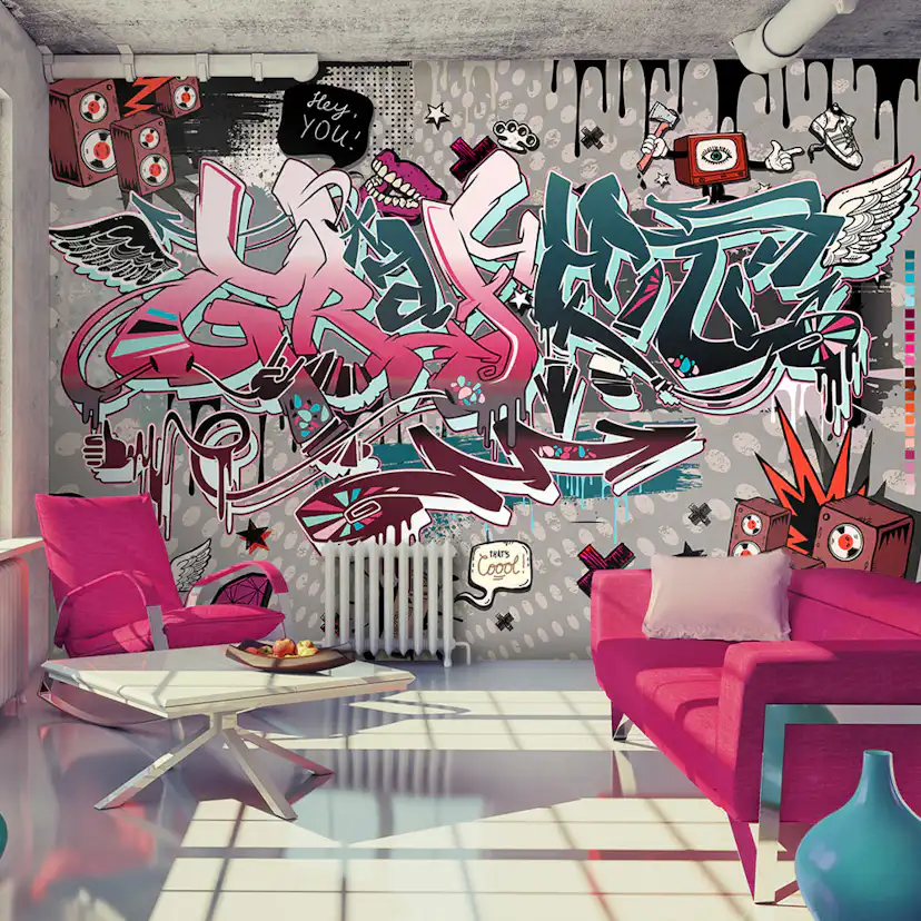 Fototapet Arkiio Graffiti: Hey You!