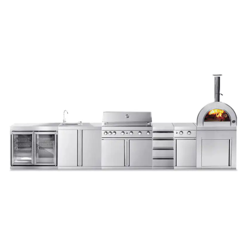 Fristående Utekök Myoutdoorkitchen Stainless Collection Kansas