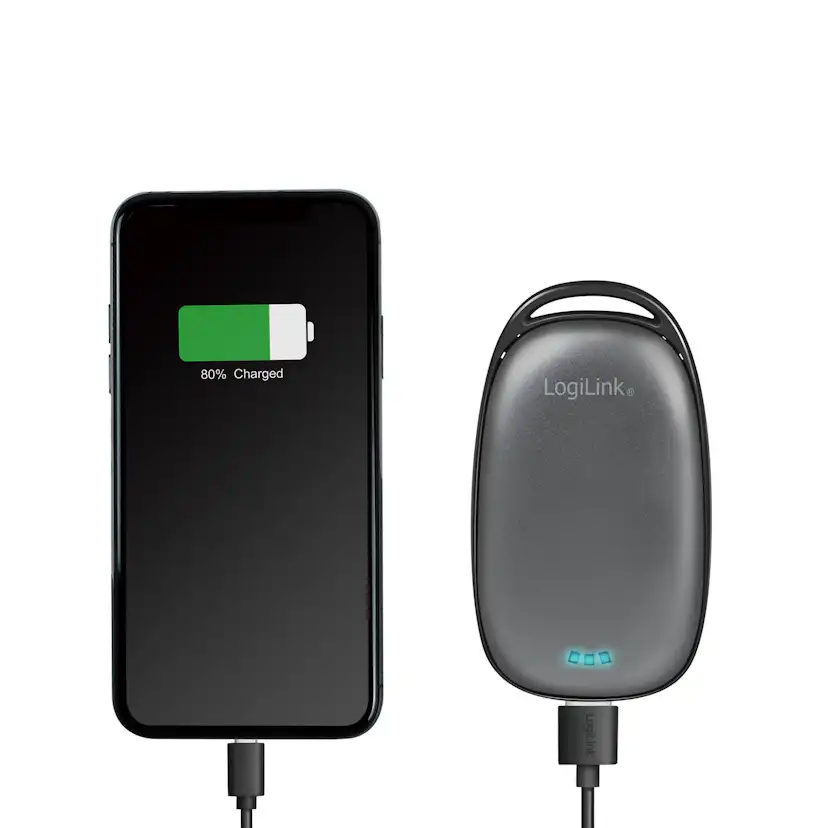 Powerbank LogiLink Med Handvärmare 4000mAh