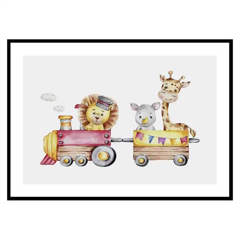 Poster Gallerix Animal Train