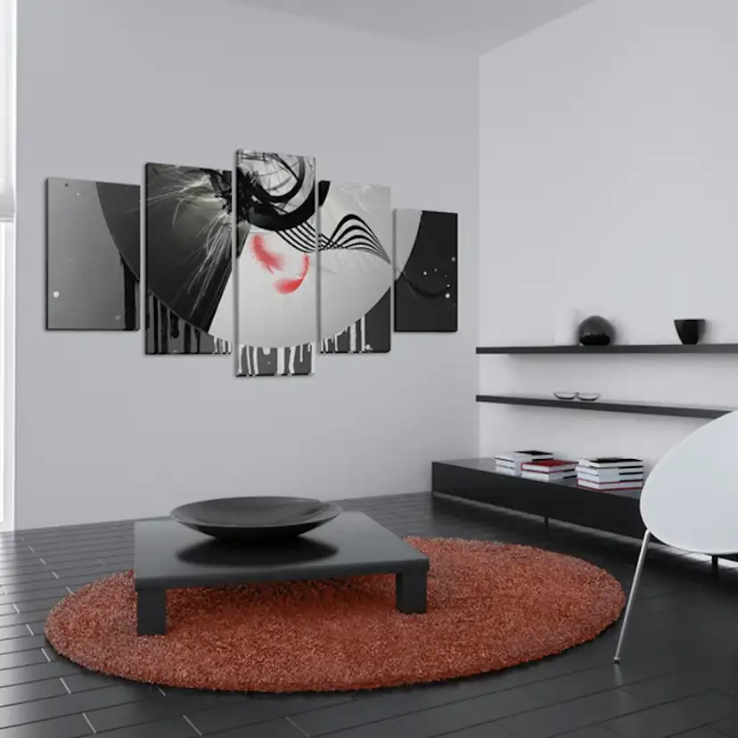 Tavla Arkiio Metal With Red Accents