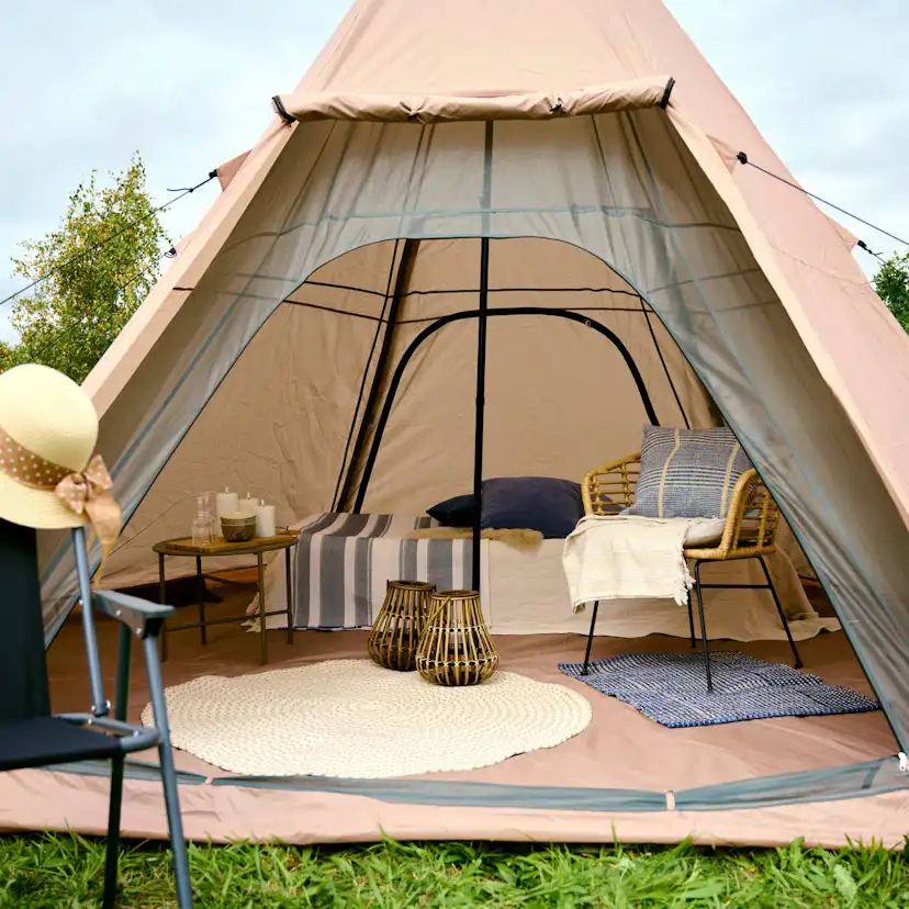 Glampingtält Comfort Graden Outfit Tipi