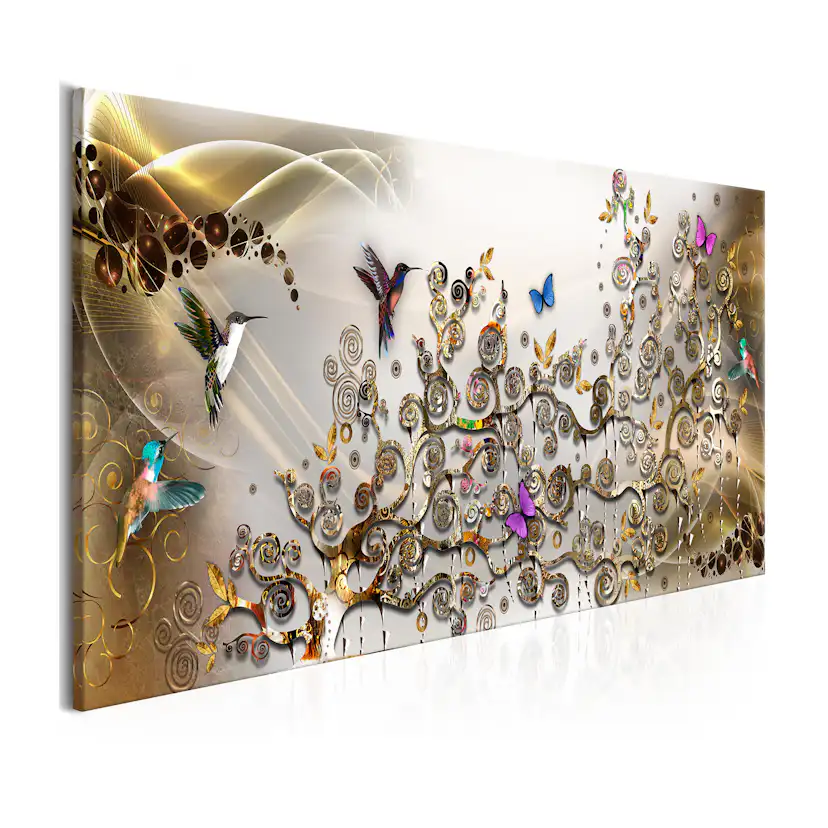 Tavla Arkiio Hummingbirds Dance Guld