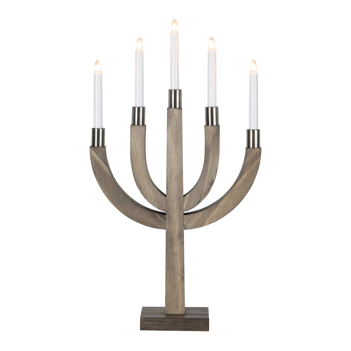Ljusstake Star Trading Elias 5-armad Adventsljusstake