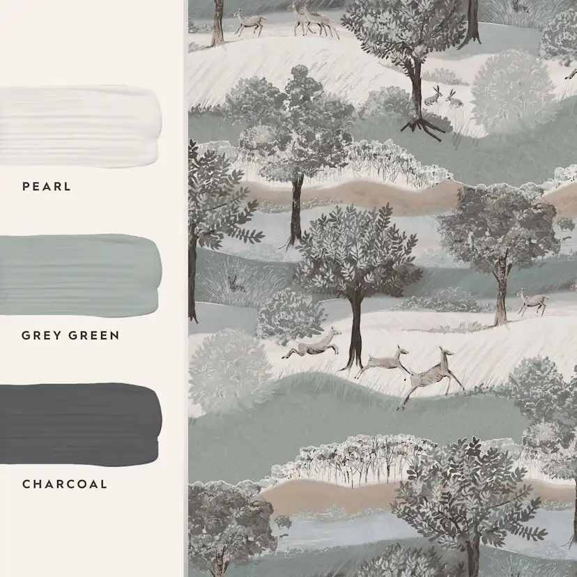 Tapet Laura Ashley Hartingdon Jade Grön 119858