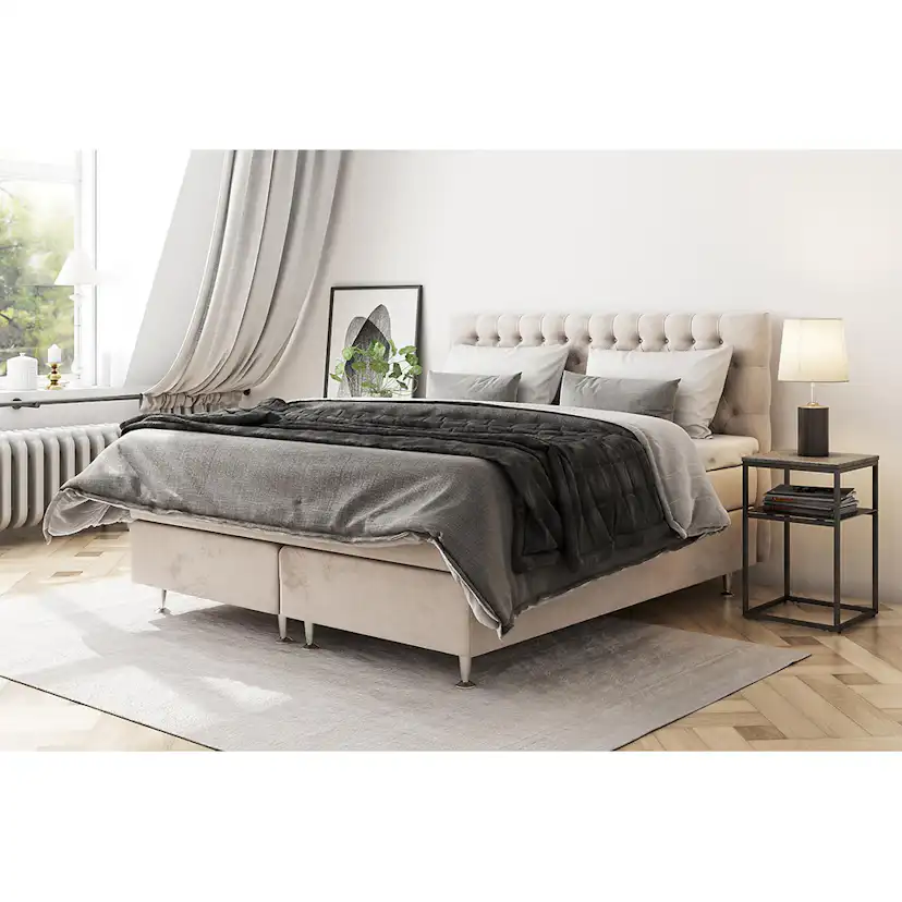 Kontinentalsäng Drömvik Celine med Sänggavel 210x210