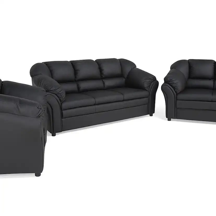 Soffgrupp Scandinavian Choice Salvador 3-sits+2-sitssoffa med Fåtölj Konstläder