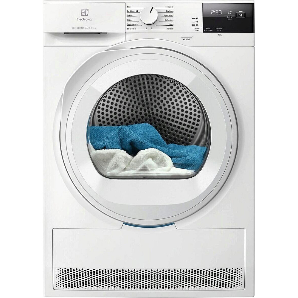 Värmepumpstumlare Electrolux EDI621O85O med GentleCare och SensiCare Teknologi