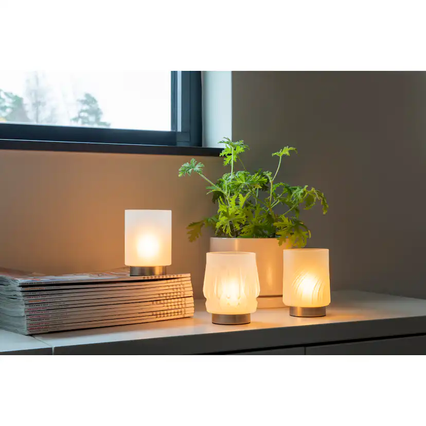 LED-ljuslykta Gnosjö Konstsmide No.3 10x11 cm USB-C