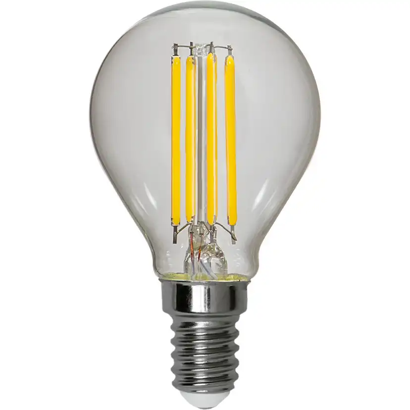 LED-lampa Star Trading Filament E14 P45 Klar 5,9W