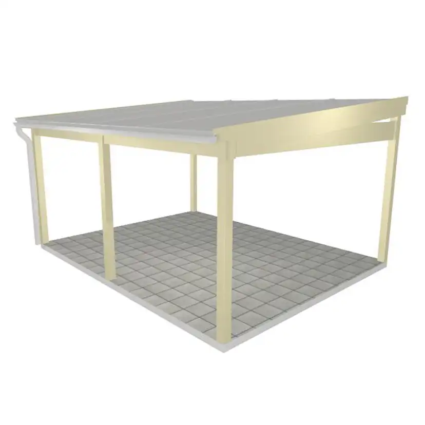 Uterumsstomme Skimmra B 4845 x D 3830mm med Mittstolpe B 4845 x D 3830 mm
