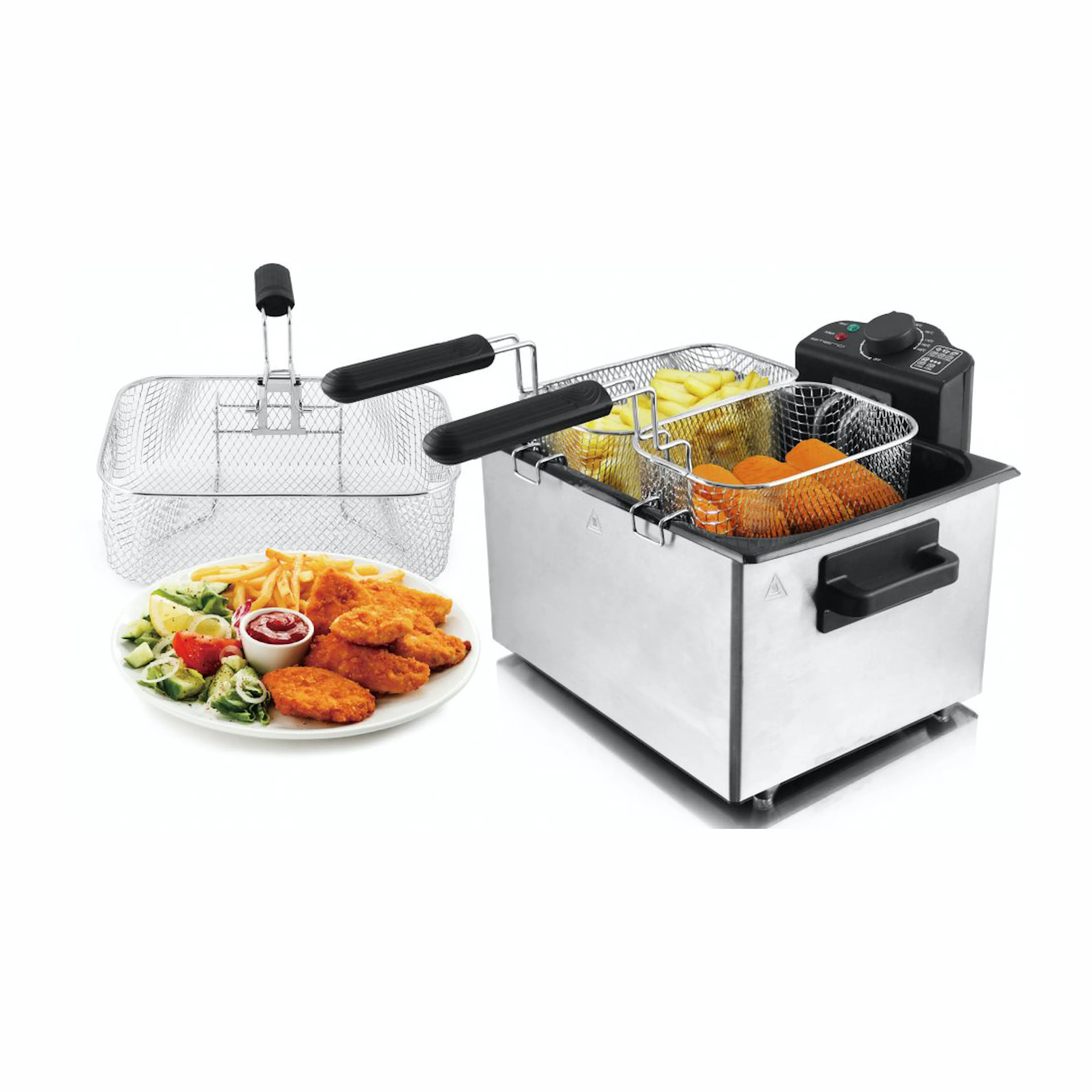 Fritös Emerio DF-120483 5L Justerbar Temperatur 2000W
