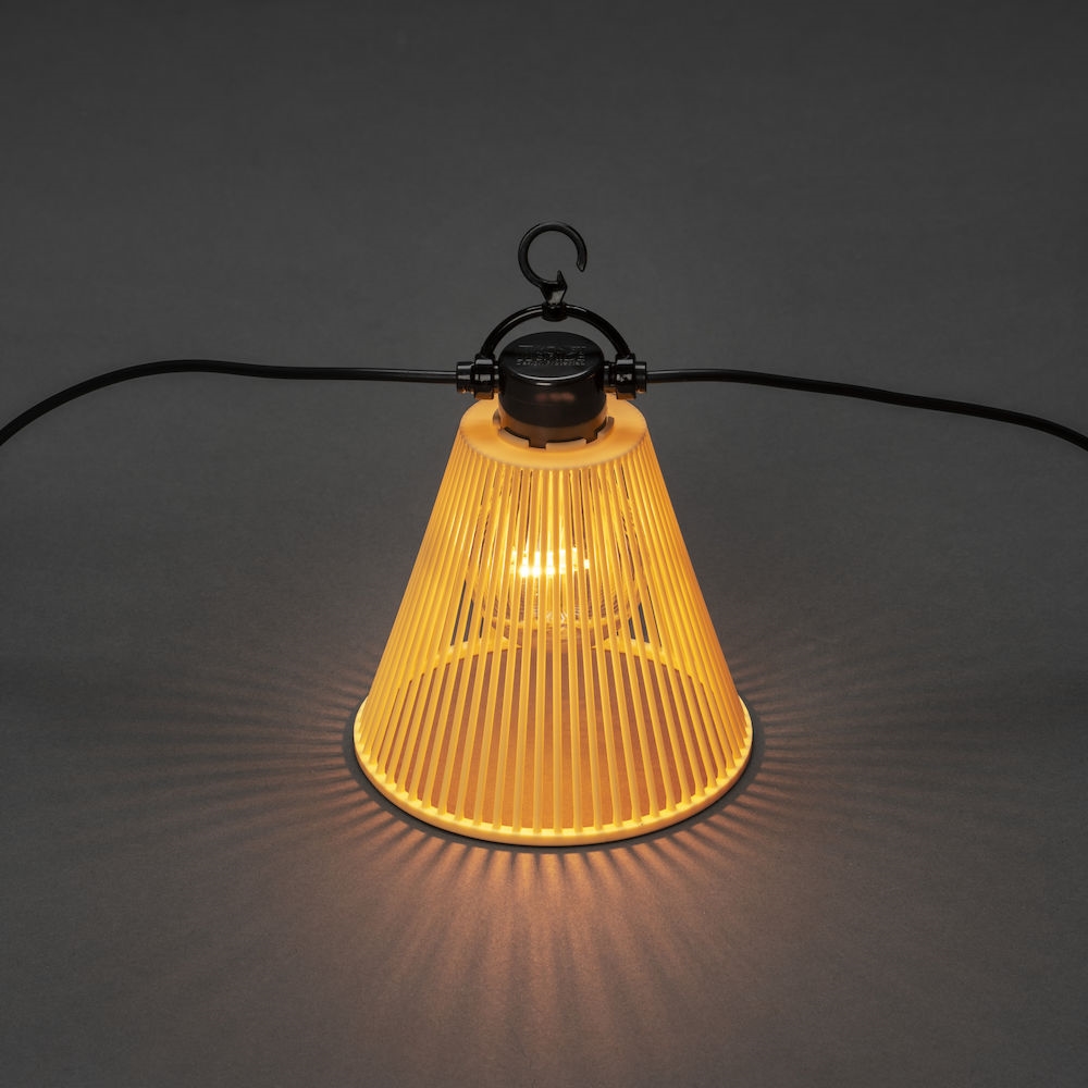 Startset Gnosjö Konstsmide Ljusslinga E27 10 Amber LED