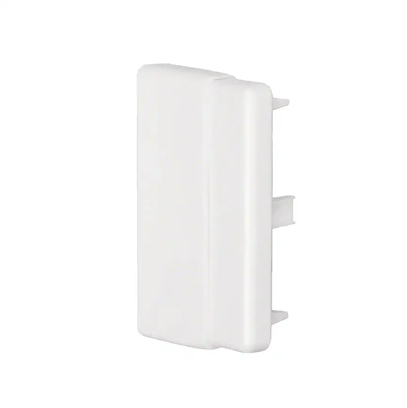 Ändstycke till Matarkanal Hager LF/LFH Flexibel 40/60/90 x 90 mm Halogenfri Vit RAL 9016