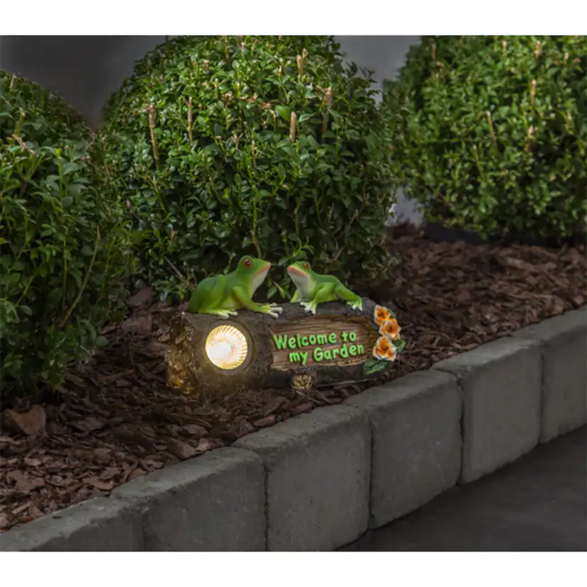 Solcellslampa Star Trading Frogy