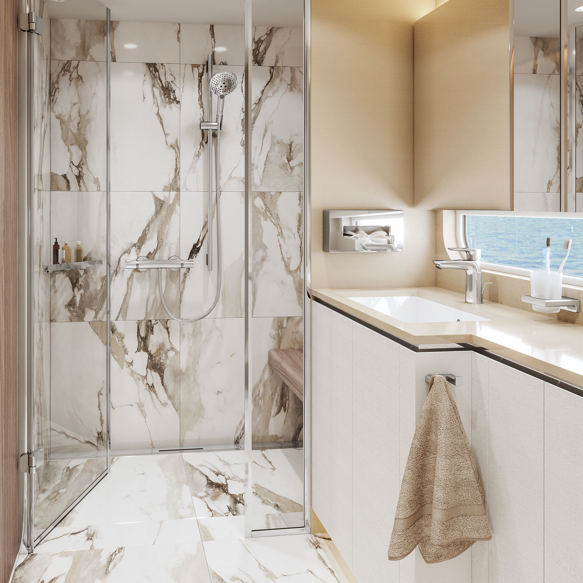 Hansgrohe AddStoris Hörnhylla Krom Krom