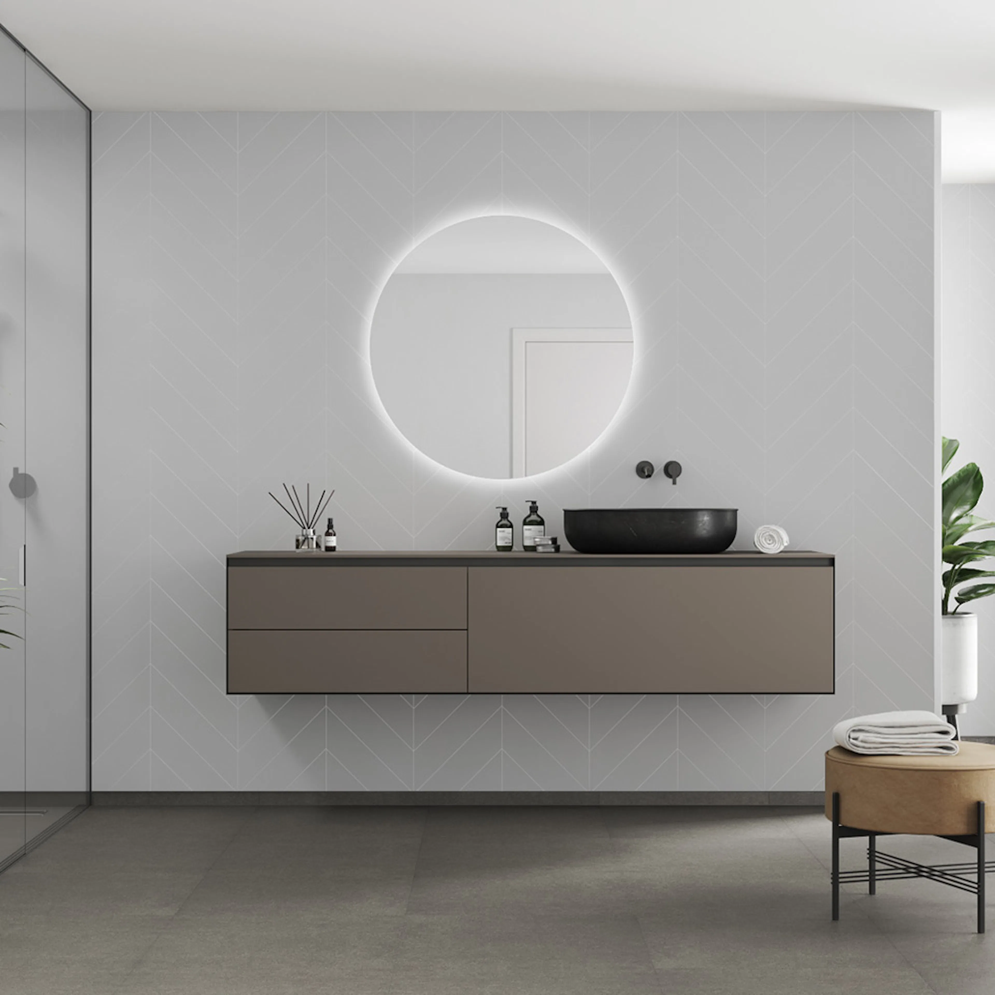Våtrumsskiva Fibo 2090-M78 EM Light Grey 10x620x2400 mm