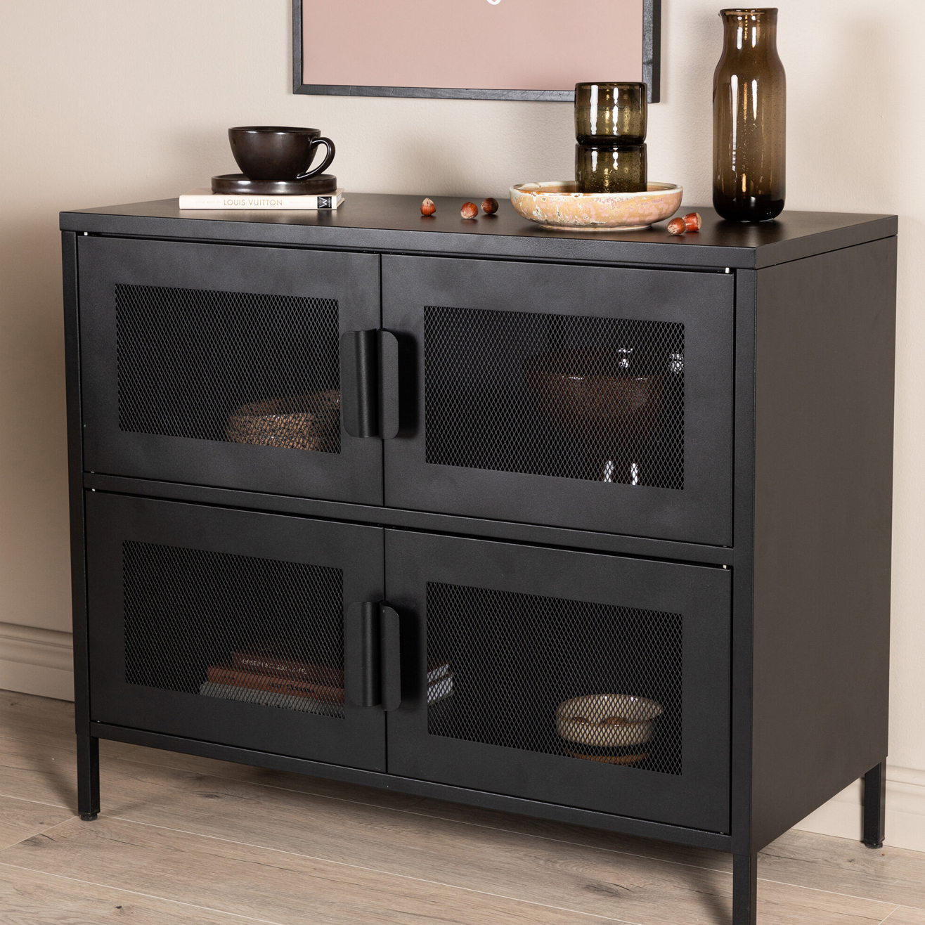 Nett Cabinet - Black Svart