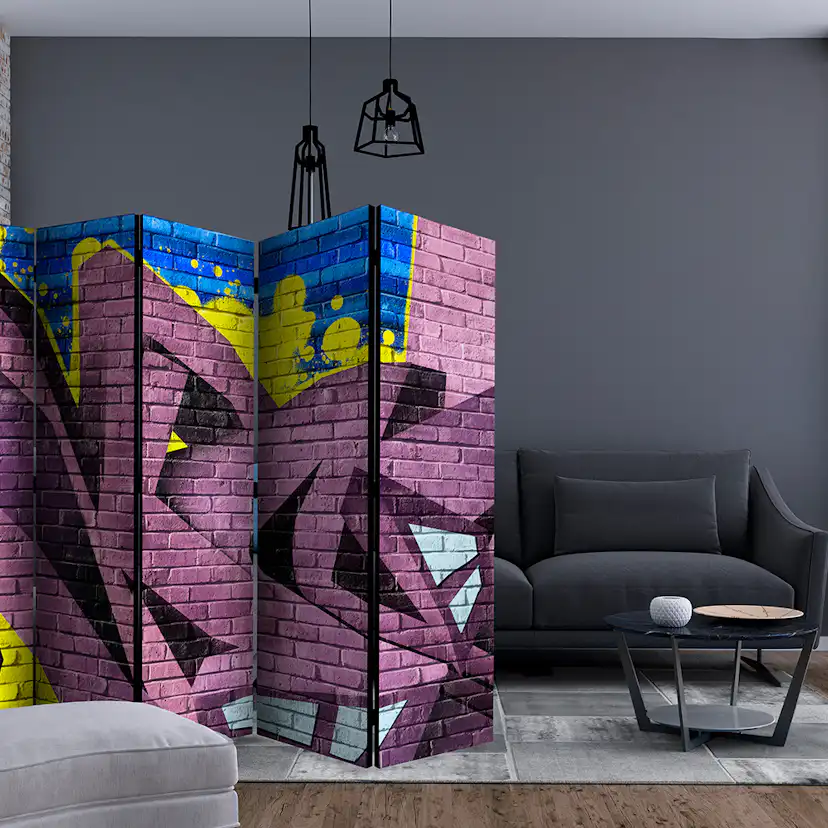 Rumsavdelare Arkiio Street Art Graffiti II 225x172 cm